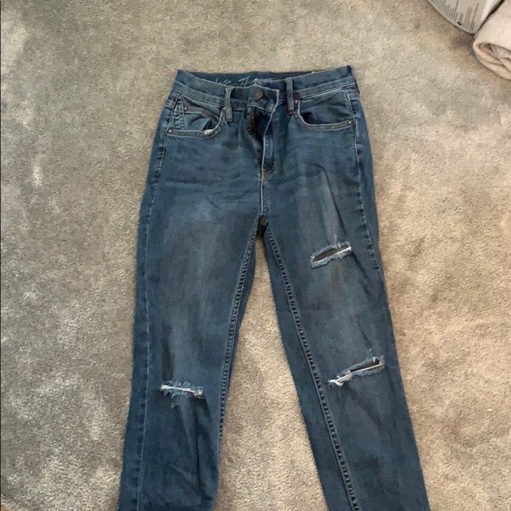 Blue free people jeans